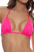 Luli Fama Candy Coated Rings Cut Out Triangle Top